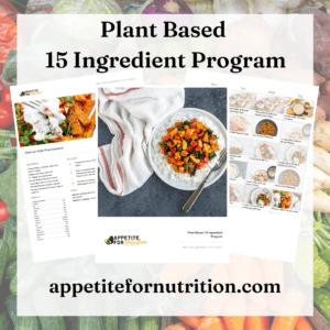 Plant Based 15 Ingredient Meal Plan