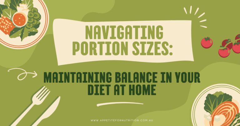 Navigating Portion Sizes