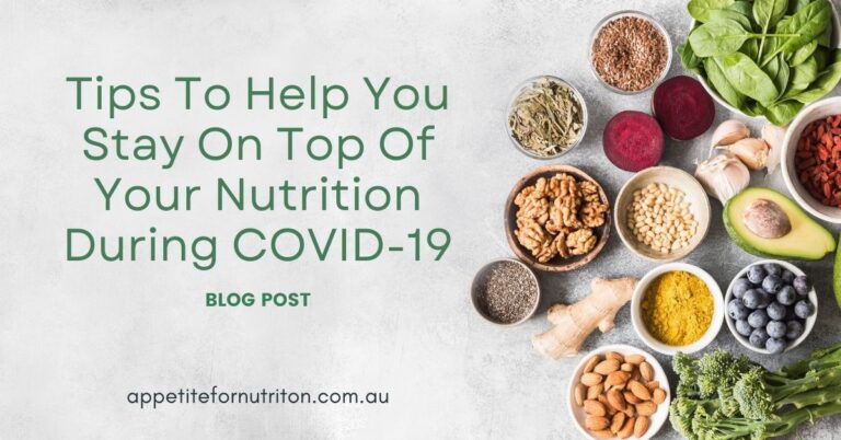 Covid Nutrition TIps