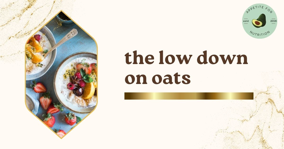 Low-Down on Oats