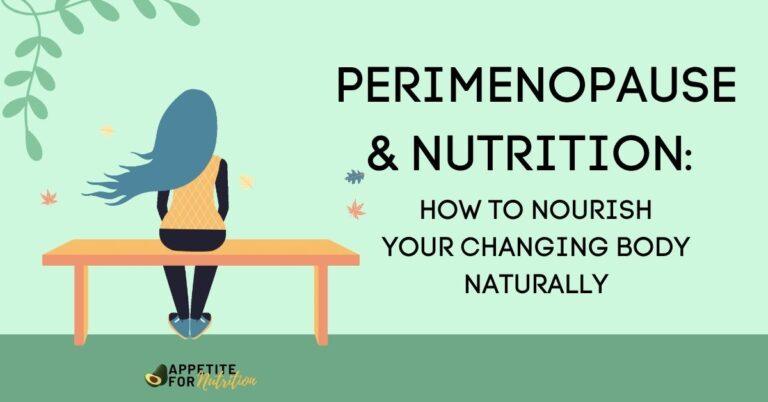perimenopause and nutrition blog picture