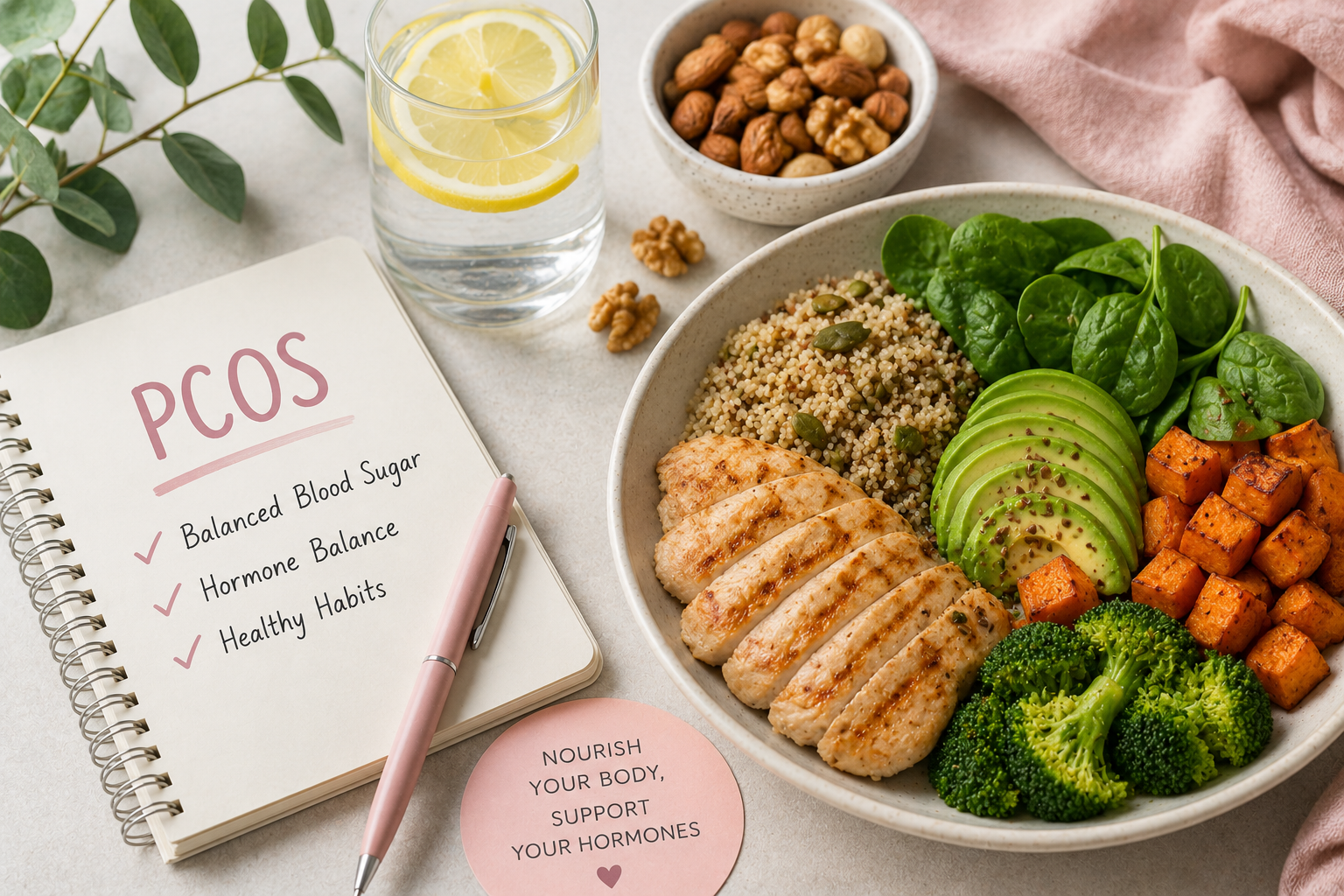 PCOS balancing hormones with nutrition