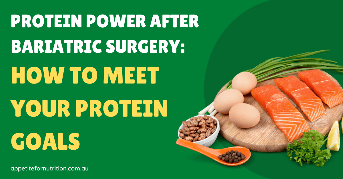 protein after bariatric surgery